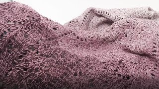 Tunisian Crocheting Scarf Project [upl. by Ahsropal]