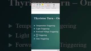 Thyristor Triggering Methods Power Electronics Made Simple industrial powerelectronics [upl. by Eldin]