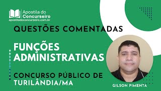 Concurso de Turilândia  Funções Administrativas [upl. by Malva]