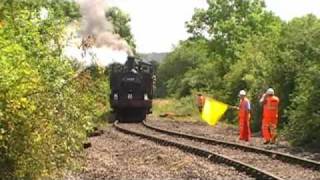 Chiltern 100 Steam Special at Thame Junction en route to Chinnorwmv [upl. by Eldred471]