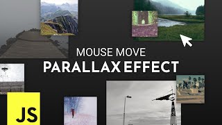 Parallax Mouse Move Effect with Javascript  Quick Tutorial [upl. by Laemaj]