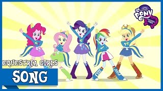 Cafeteria Song Helping Twilight Win the Crown  MLP Equestria Girls HD [upl. by Esirehs]