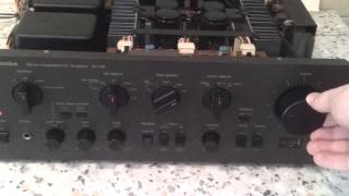 Technics SU V8 Vintage stereo integrated amplifier Test [upl. by Stover]