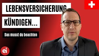 Lebensversicherung kündigen – Was ist zu beachten [upl. by Nevin444]