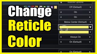 How to Change your Reticle Color on Destiny 2 Easy Tutorial [upl. by Edson918]