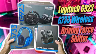 Η καινούργια μου τιμονιέρα είναι εδώ Logitech G923 Unboxing [upl. by Nabois871]