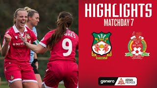 HIGHLIGHTS  Wrexham AFC Women vs Briton Ferry Llansawel [upl. by Polash]