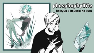 phosphophyllite  houseki no kuni  haikyuu texts [upl. by Noloc218]