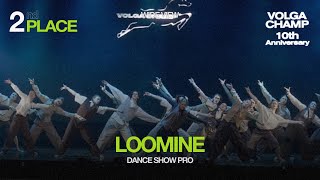 Volga Champ 10th Anniversary  Dance Show Pro  2nd place  Wide view  Loomine [upl. by Phil]