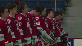 RPI Mens Hockey vs Colgate University  BIG RED FREAKOUT [upl. by Bourn552]