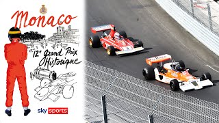 2021 Monaco Historique Race Day  Classic F1 cars race around Monte Carlo [upl. by Allicsirp355]