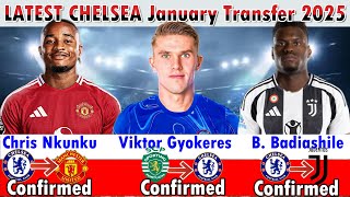 See ALL CHELSEA Latest January TRANSFER News amp Targets 2025  Transfer Rumor With Viktor Gyokeres [upl. by Eniamzaj741]