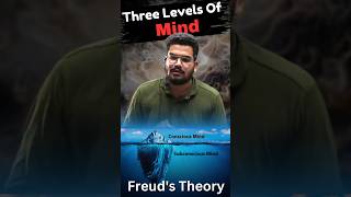 Freuds Three Levels Of Mind 🧠 mind psychology [upl. by Nosneh]