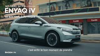 Nouveau ŠKODA ENYAQ iV  le SUV 100 électrique [upl. by Cathlene]