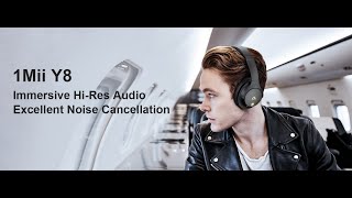 1Mii Y8 Hybrid Active Noise Cancelling Headphones [upl. by Nyllewell]