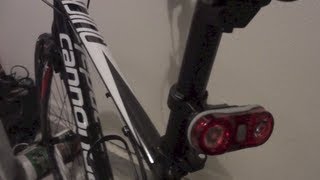 Cannondale Quick 4 Hybrid Front and Rear Light Setup [upl. by Dena]