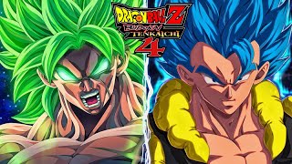 Gogeta blue vs Broly the Legendary Battle  Budokai Tenkaichi 4 [upl. by Adrahs]