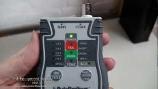 Triplett CTX200 POCKET CAT Pocket RJ45Coax Tester [upl. by Gawlas]