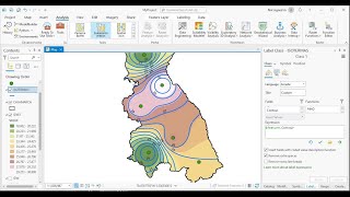 MAPA DE ISOTERMAS EN ARCGIS PRO [upl. by Ayoted647]