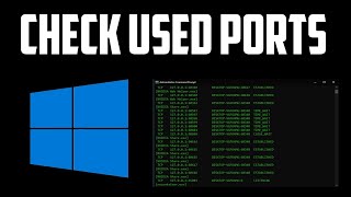 How to Check Used Ports in Windows 10 Using CMDListening Ports [upl. by Oile]