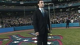 Taylor Swift sings the National Anthem before 2008 World Series Game 3 [upl. by Barthel]