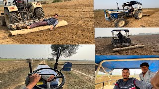 Ye bhai to patela per hi late gya khet jot te time 🕰️ tractorvideo swaraj744fe [upl. by Lertnom]