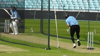 Virat Kohli batting against Mohammed Shami I Net session I File footage [upl. by Marnia]