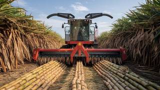 Efficient Sugarcane Harvest with Modern Technology [upl. by Urien]