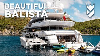 A Day on board Charter Super Yacht quotBALISTAquot [upl. by Arikaahs]