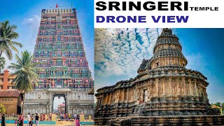 Sringeri sharada temple drone view [upl. by Bell]