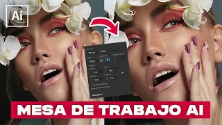 Como cambiar de medidas las mesas de trabajo en Illustrator  Tutorial Illustrator [upl. by Dacia]