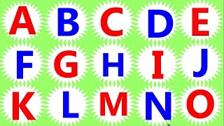 A B C D E F G H I J K L M N O P Q R S T U V W X Y Z Alphabet letters Learning Part1 [upl. by Riatsila]