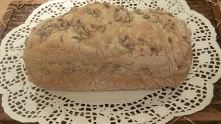 Spelt Bread Recipe  How to Make Bread  Dinkelbrot [upl. by Ecnarf]