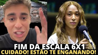 Nikolas Ferreira expõe verdade por trás do Fim da Escala 6x1 de Erika Hilton do Psol [upl. by Ahsinom]