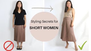 9 Style Secrets Every Short Woman should Know [upl. by Anitak]