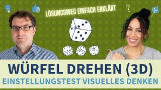 Würfel drehen 3D  Visuelles Denken amp Räumliches Vorstellungsvermögen trainieren lernen [upl. by Galliett303]