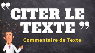 TECHNIQUE IMPORTANTE POUR LE COMMENTAIRE DE TEXTE EN PHILO [upl. by Groh755]