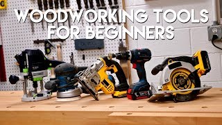 5 MustHave Woodworking Tools For Beginners DIY  Woodworking Quick Tips [upl. by Aiak612]