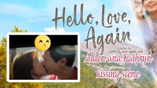 Alden at Kathryn kissing scene [upl. by Skier]