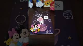 I am purchase diary with cute mickey mouse keychainshort video 🥰🥰 [upl. by Anoirb]