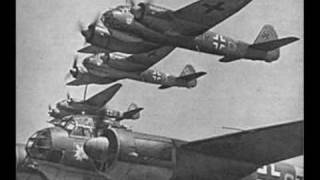 World War Two Live Original Aircraft Sound Recording  Luftwaffe Flypast [upl. by Camus]