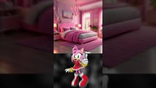 Sonic Tails Amy Shadow Knuckles as BEDROOM shorts [upl. by Rhyne312]