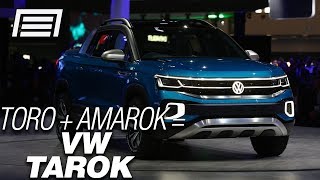 VOLKSWAGEN TAROK  NOVA PICAPE MÉDIA DA VW EM DETALHES [upl. by Reiser]