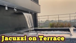 Jacuzzi Construction Video How to build a Jacuzzi  Jacuzzi on terrace [upl. by Benedicto853]