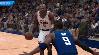 92 Dream Team with Barkley vs 08 Redeem Team 🏀 PS5 • NBA 2K24 reelsportstv nba2k24 [upl. by Devon559]