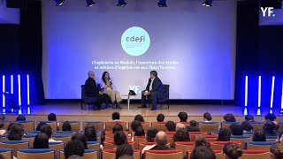 « Devenez ingénieure  des études et métiers ouverts à toutes »  Conférence P Dépincé et L Baehr [upl. by Atimad]