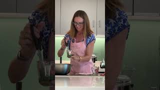 Chef Caryn Antonini showing an easy way to finely chop cilantro [upl. by Magdala753]