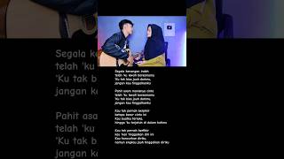 LIRIK LAGU KU TAK BISA  ADISTA Segala kenangan indah tlah kulewati bersamamu Cover Ivan Sany [upl. by Volnak890]