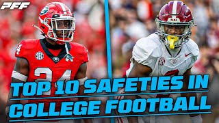 Top10 Safeties in College Football Caleb Downs Malaki Starks amp more [upl. by Michigan]