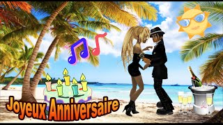 Joyeux Anniversaire Antillais 🎂🍾 Joyeux Anniversaire 🎂🍾 🎂🌹🎂🍾🎂💗🎼🎷🎻🎁 [upl. by Serene]